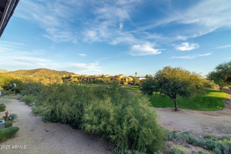 View from back patio