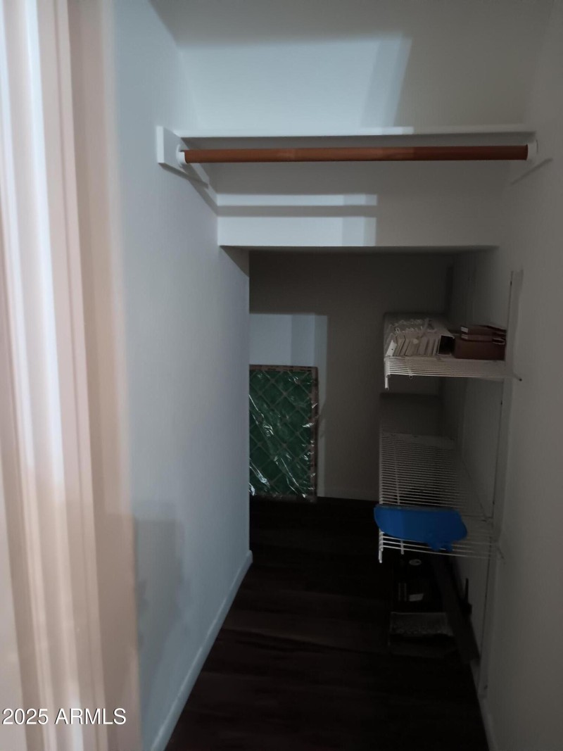 Under stairs storage downstairs