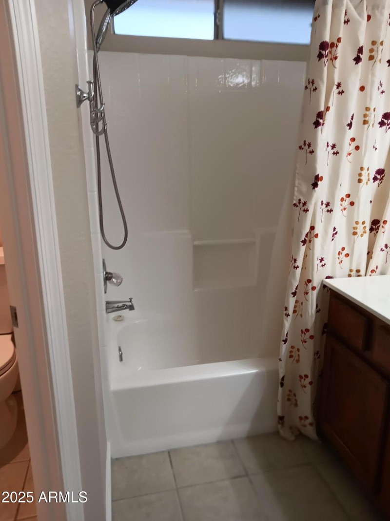 Main bath shower over tub