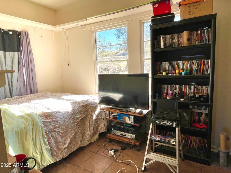 Bedroom with half bath