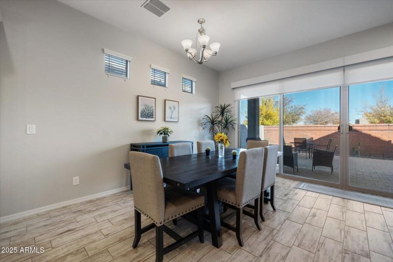 Dining in great room