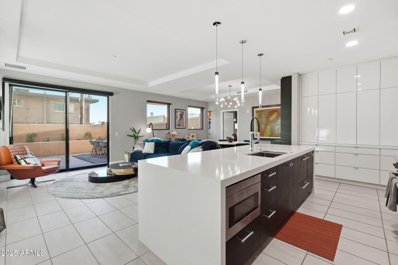 Microwave Drawer in Island