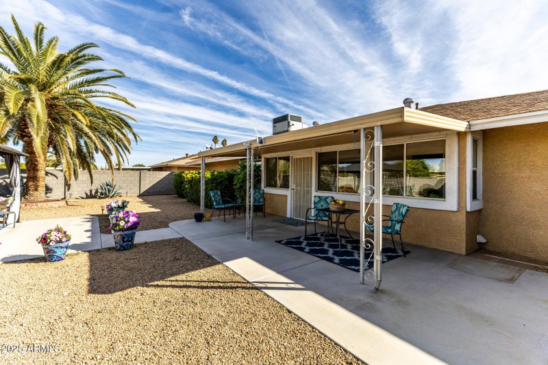 Open & covered patio