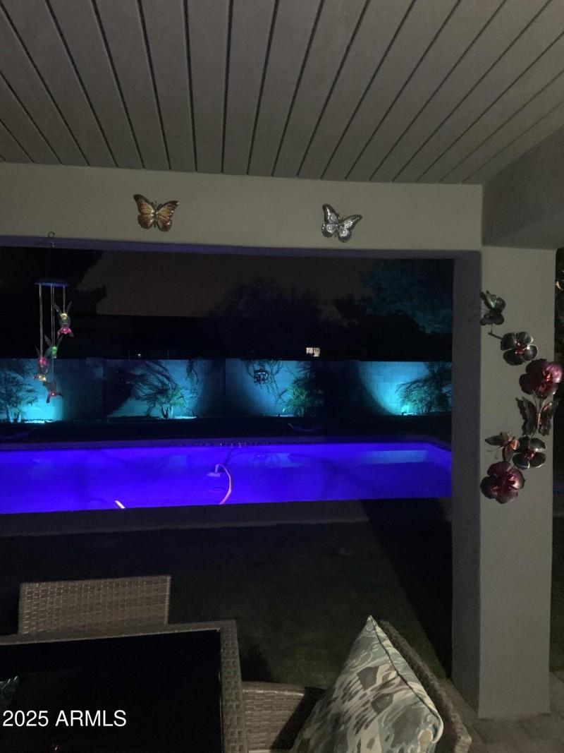 Nightime Pool