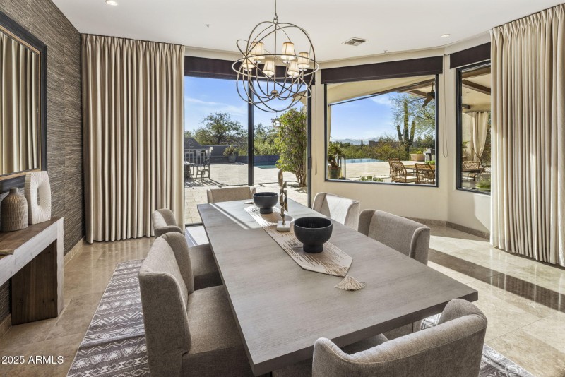 Formal dining w/ views