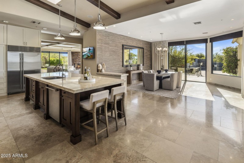 Kitchen, dining area