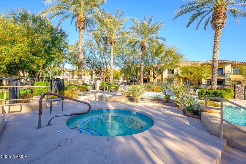 One of 3 heated spas