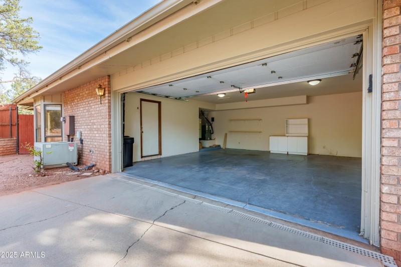 Garage with Plenty Of Sotorage Space