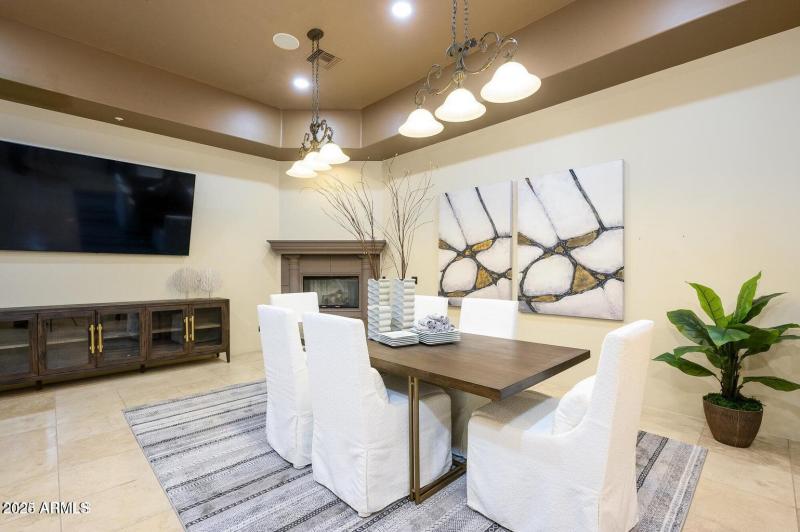 Formal dining side angle