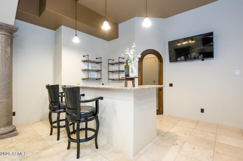 Bar and wine room just outside theatre