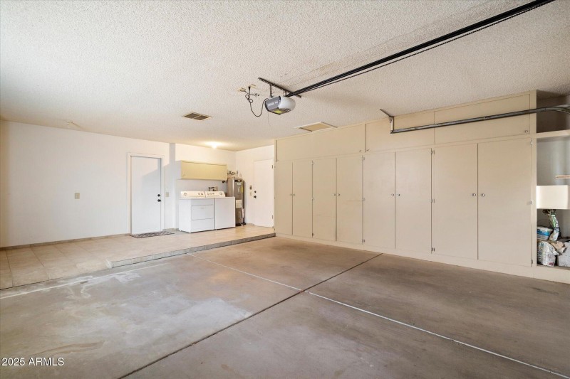 2 CAR GARAGE WITH LAUNDRY AND STORAGE