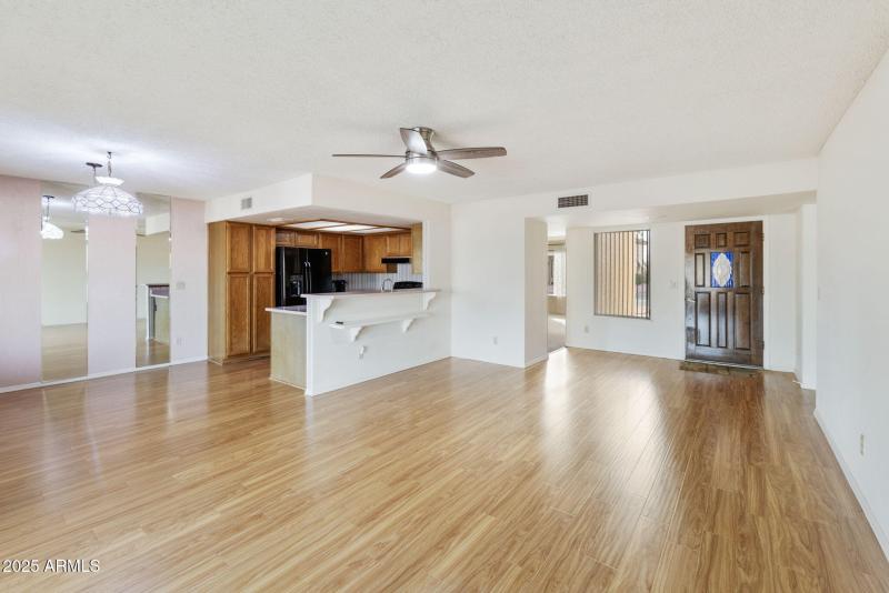 Spacious Living room and Kitchen