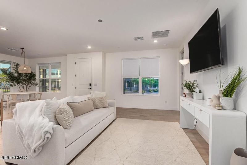 Family Room with Dining Area behind