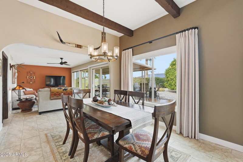 Dining Looking to Family Room