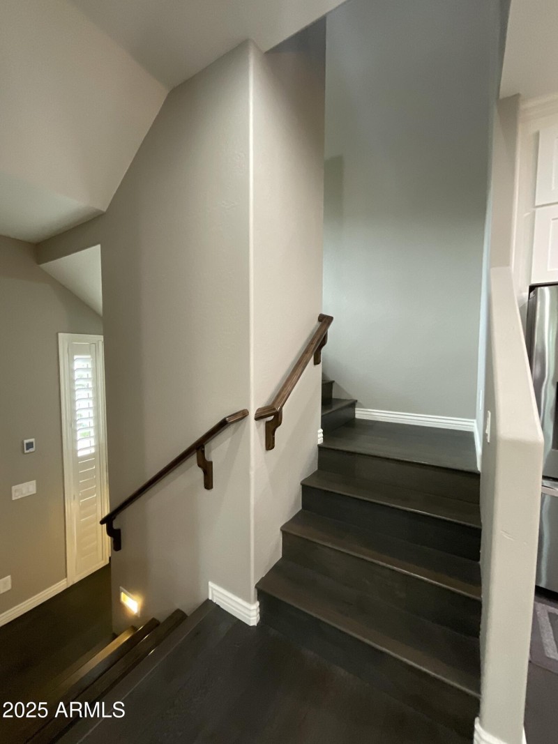 Stairs to third floor