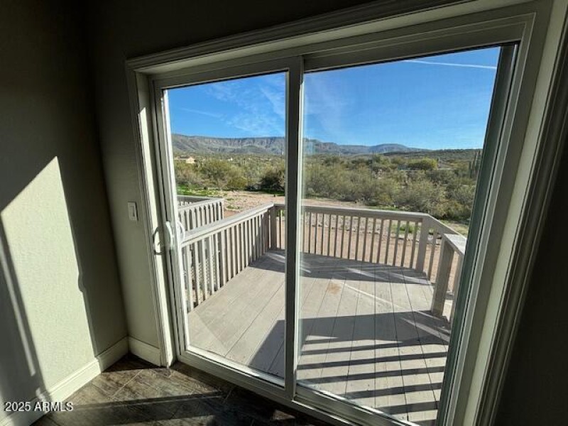 back deck off of kithen