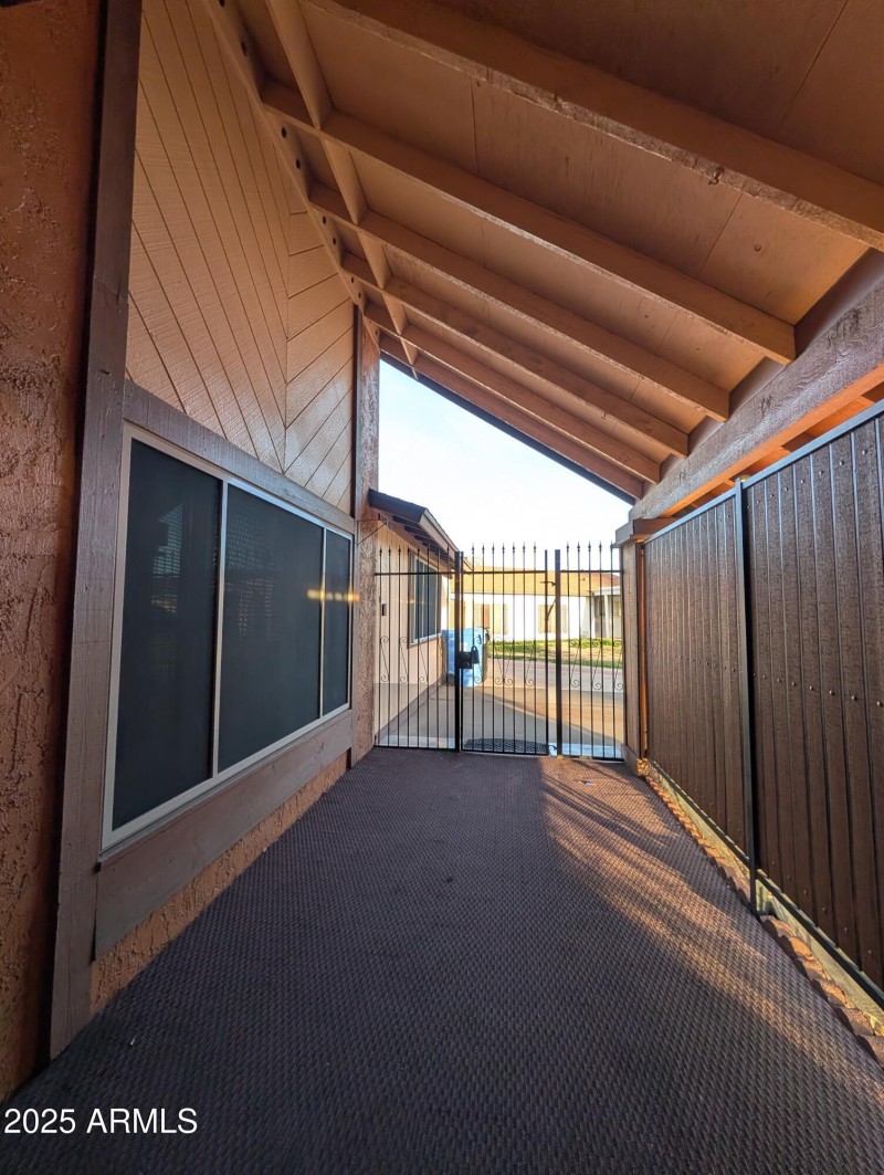 Front Closed in Patio