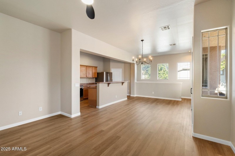 Light and bright open floor plan