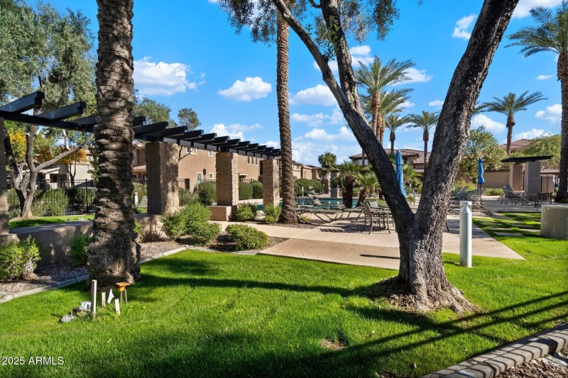 Resort living with heated pool and spa