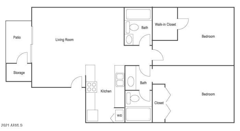 2bedroom floorplan