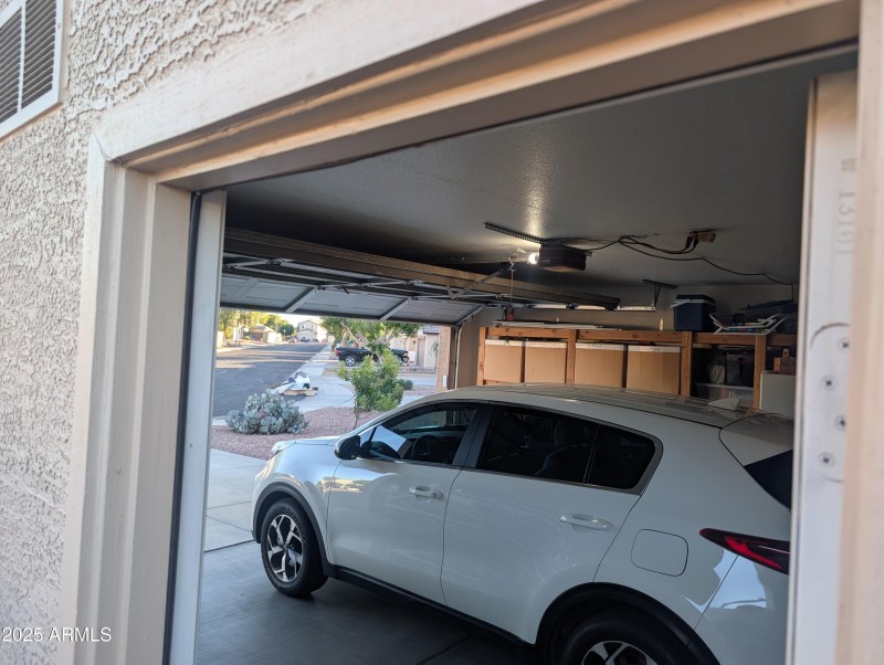 garage from side door