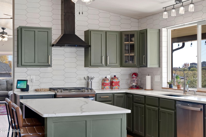 Open Layout with High Ceilings