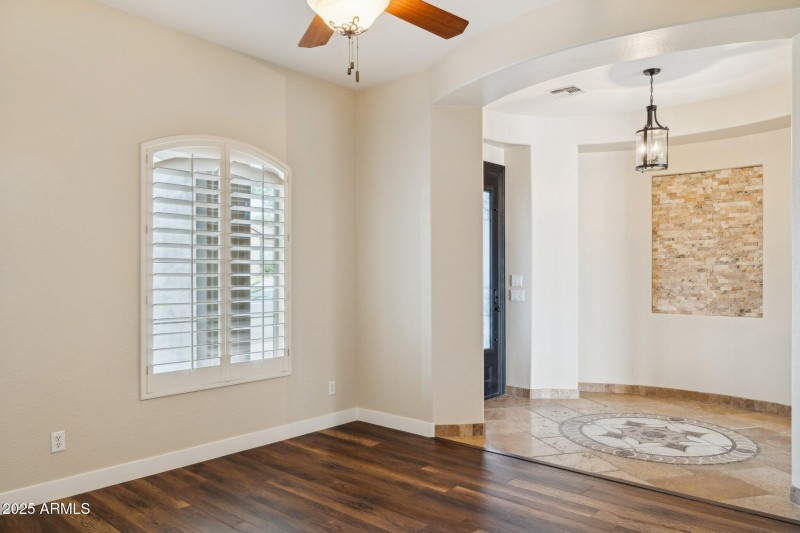 Family Room Adjacent to Entrance