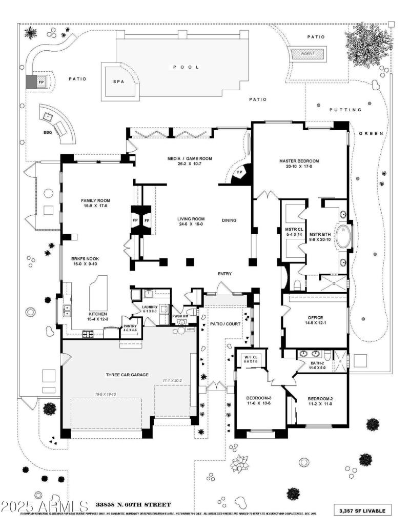 33858 North 69th Street - Floor Plan