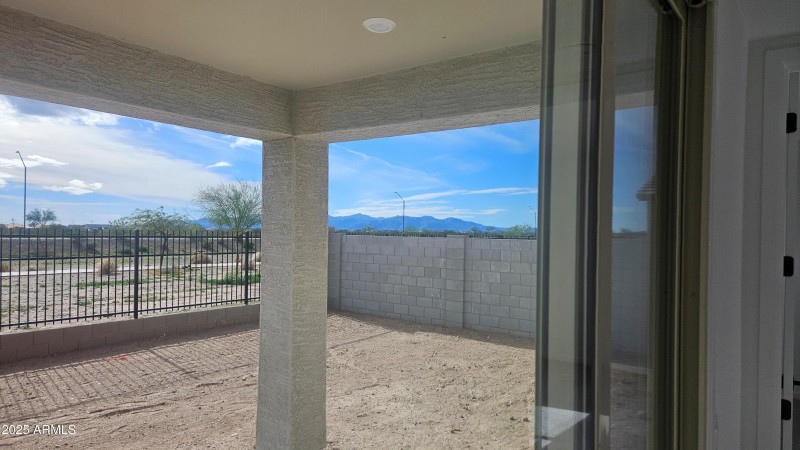 Backyard with Mountain Views