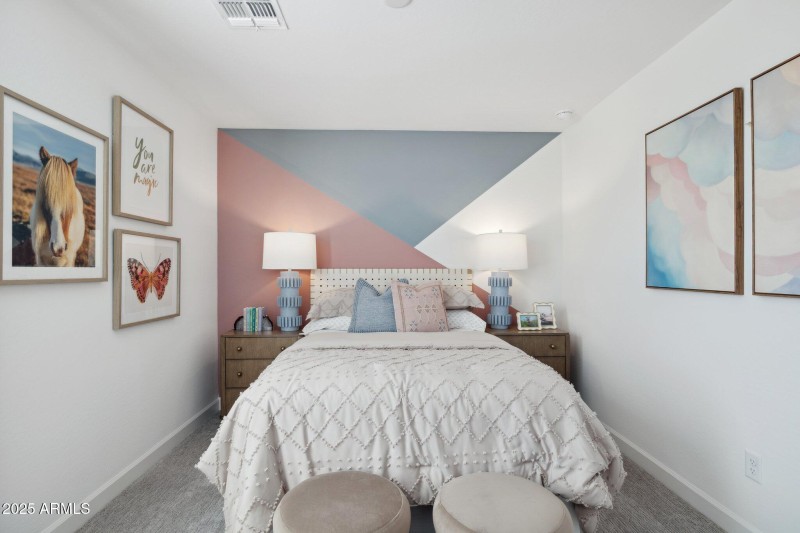 Bedroom 2 - Upstairs - Model