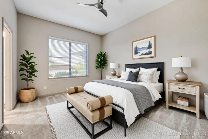 Primary Bedroom Staging