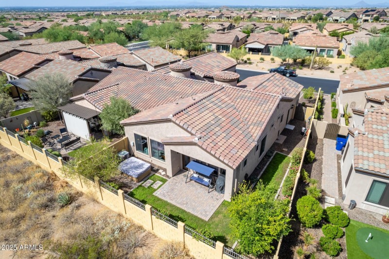 Aerial- Private Backyard