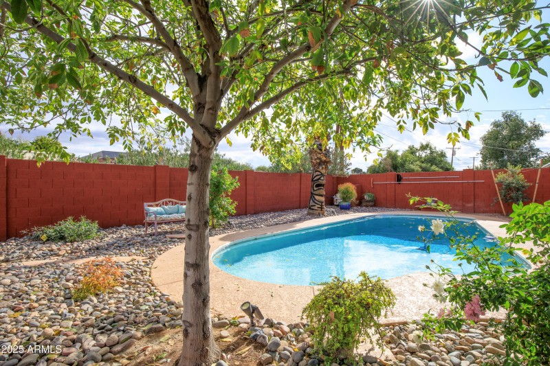 Enjoy a Quiet Moment in this Yard