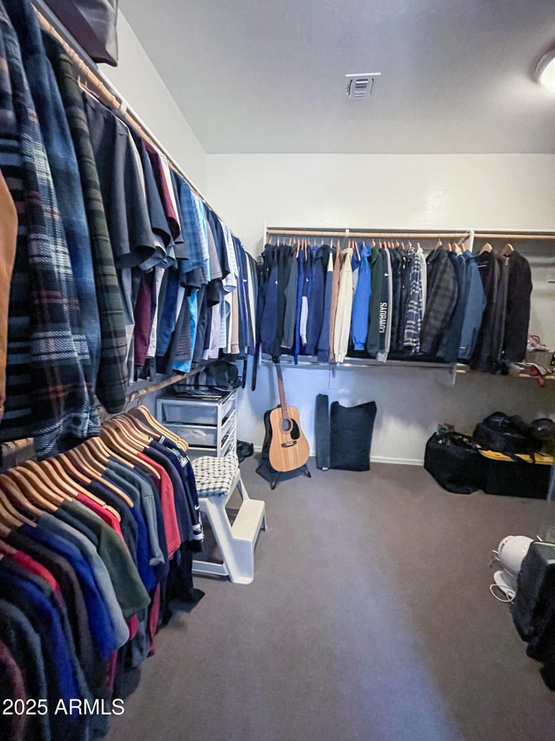 Generous Walk In Closet