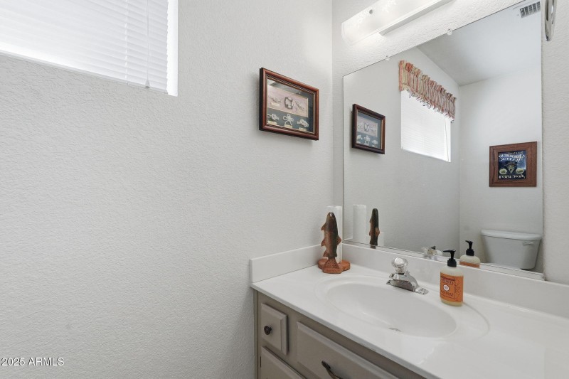 Half Bath off of Kitchen