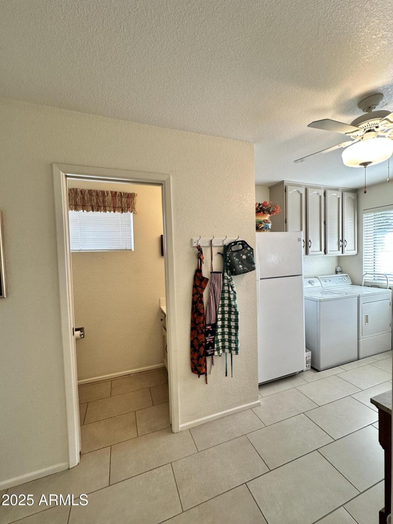 Laundry and Half Bath off of Kitchen