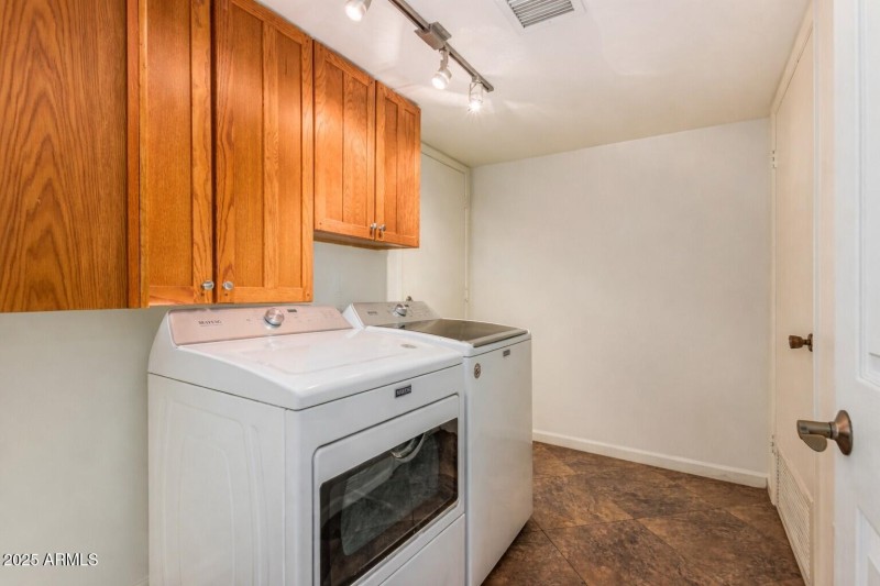 Laundry room right off kitchen.