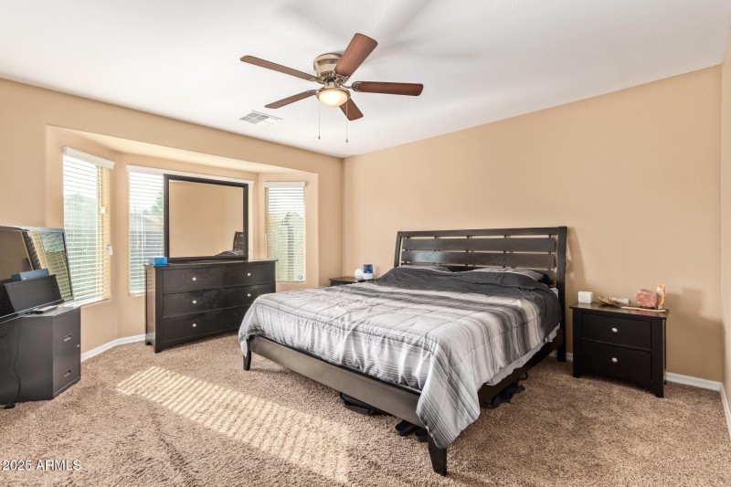 Main bedroom bay window- La Salle