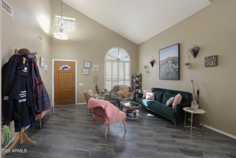 Vaulted Celings at Entry