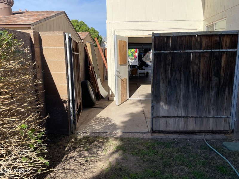 21 Storage_Work Area Behind Garage