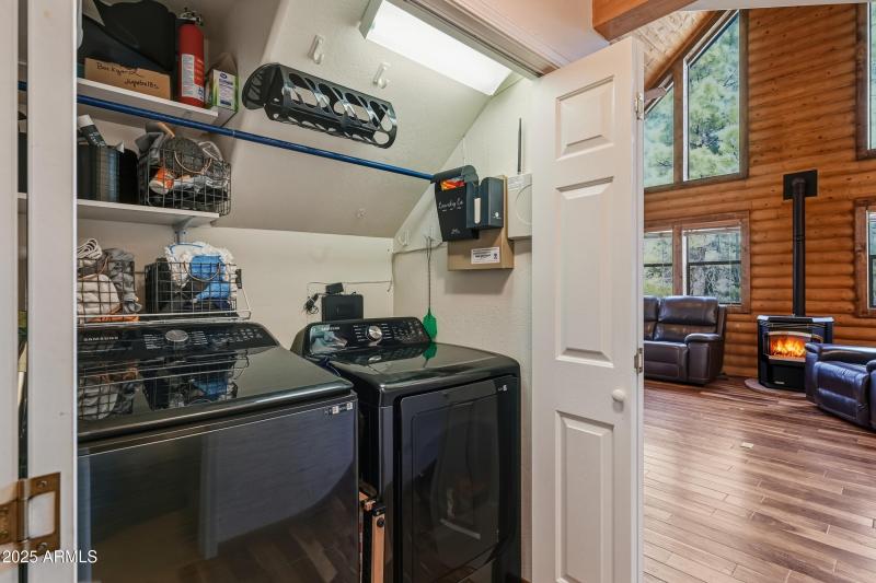 Laundry area inside