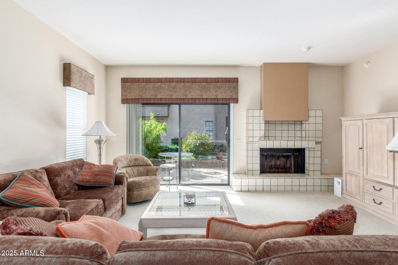 Family room out to patio