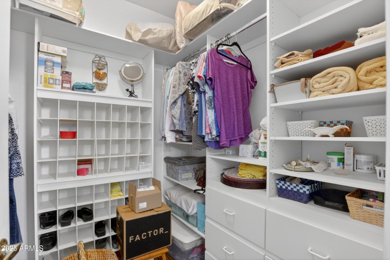 Closet Organizers Included