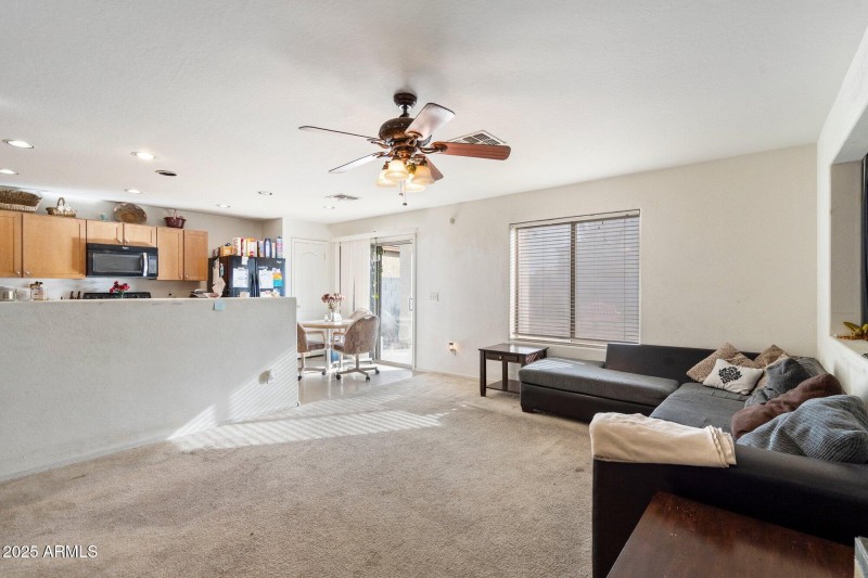 KITCHEN VIEW FROM FAMILY ROOM