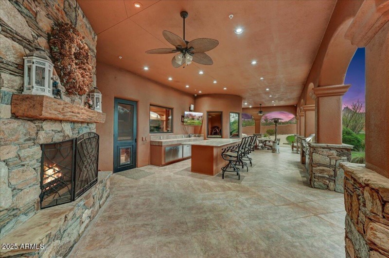 Patio/Fireplace/Bar/ Main Level