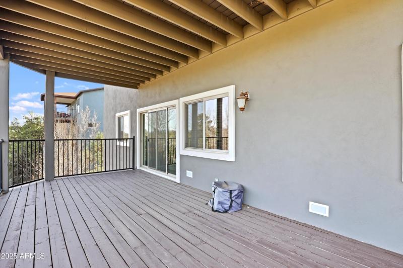 Downstairs Back Deck