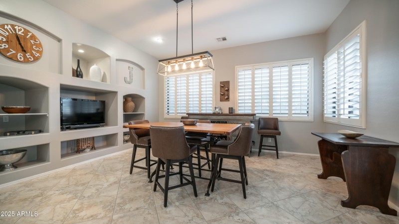 Dining room / family room