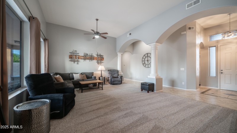 Great room as you enter the home