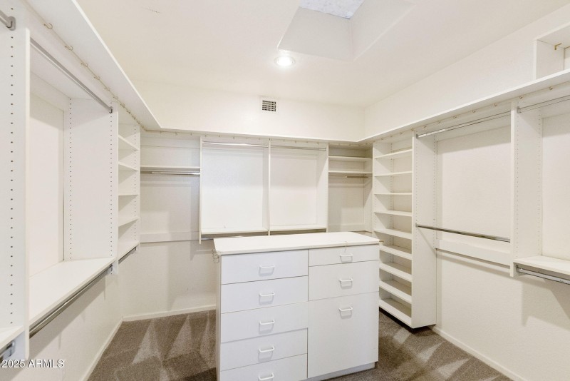 Primary Suite walk-in closet
