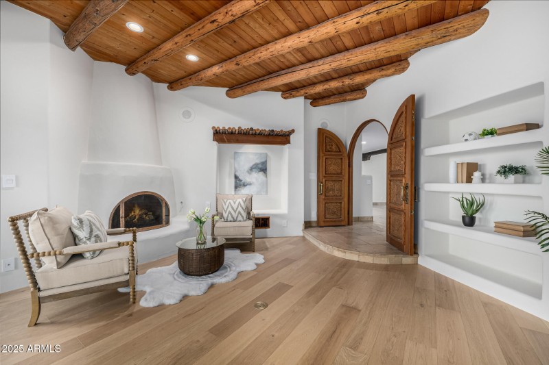 Fireplace in Primary